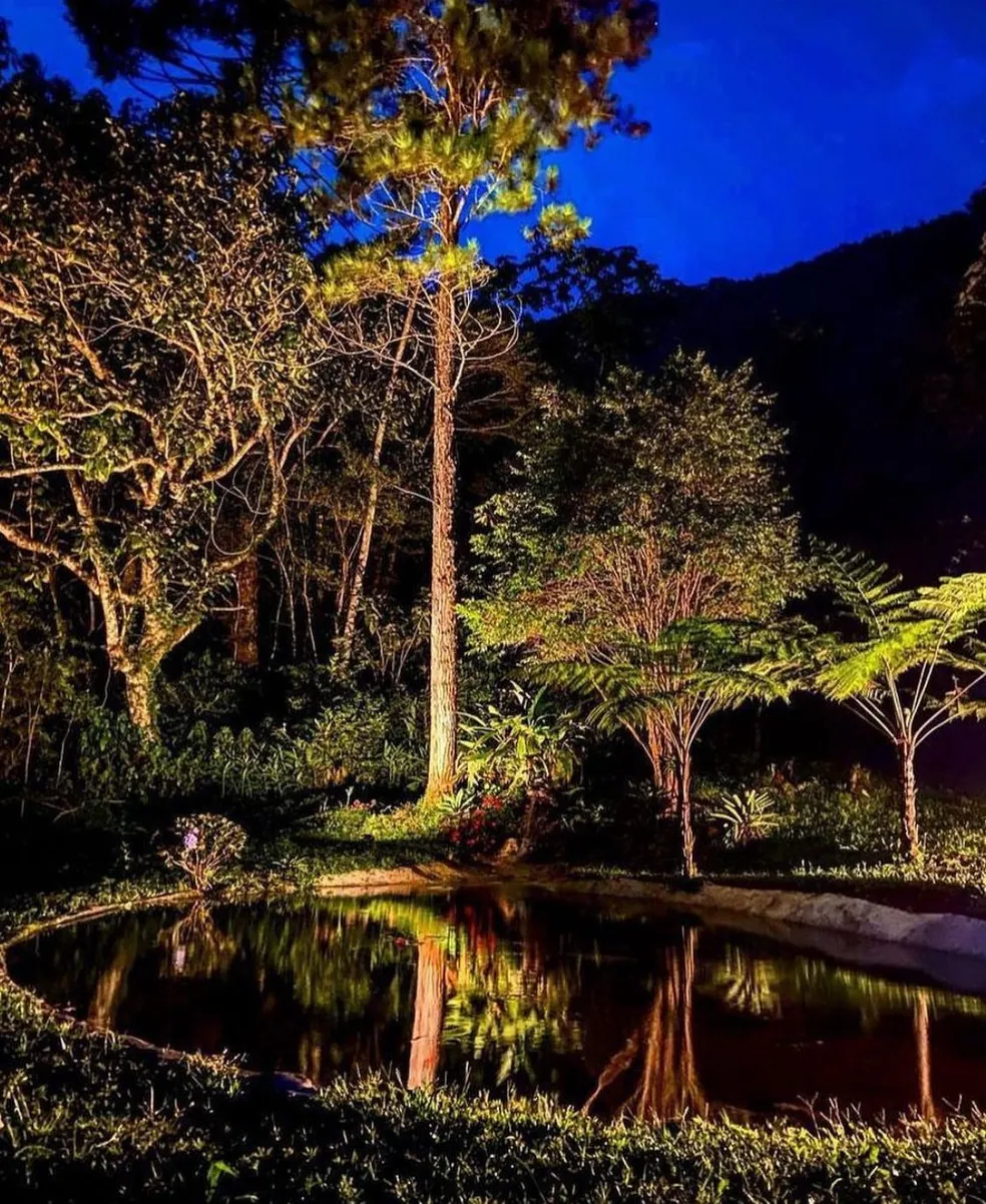 Sítio de Helena Ranaldi tem até lago — Foto: Instagram 