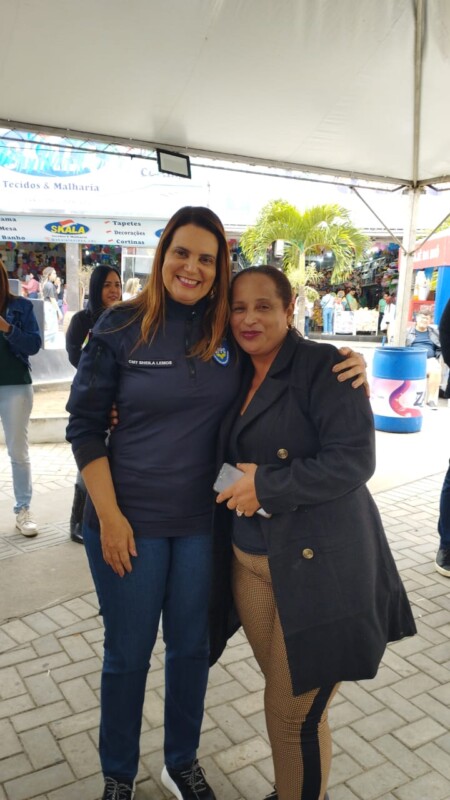 Prefeita Sheila Lemos e a empresária e bahiana Maria linda - Foto: Reprodução 